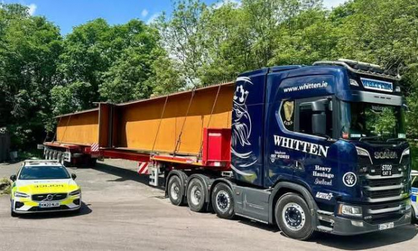 Whitten Road Haulage - 20 Steel Trusses to UK image