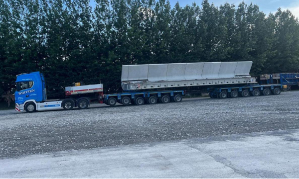 Whitten Road Haulage - 2 96 ton Bridge Decks image